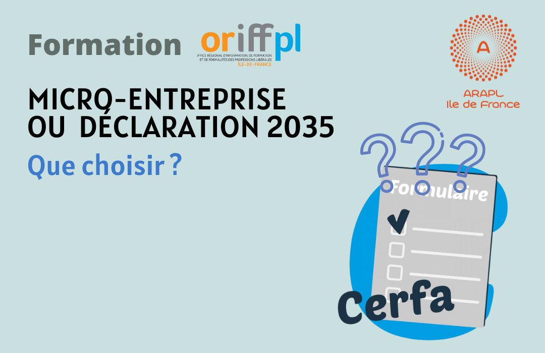 Micro-entreprise ou déclaration 2035 : que choisir ? - 31/05/2023