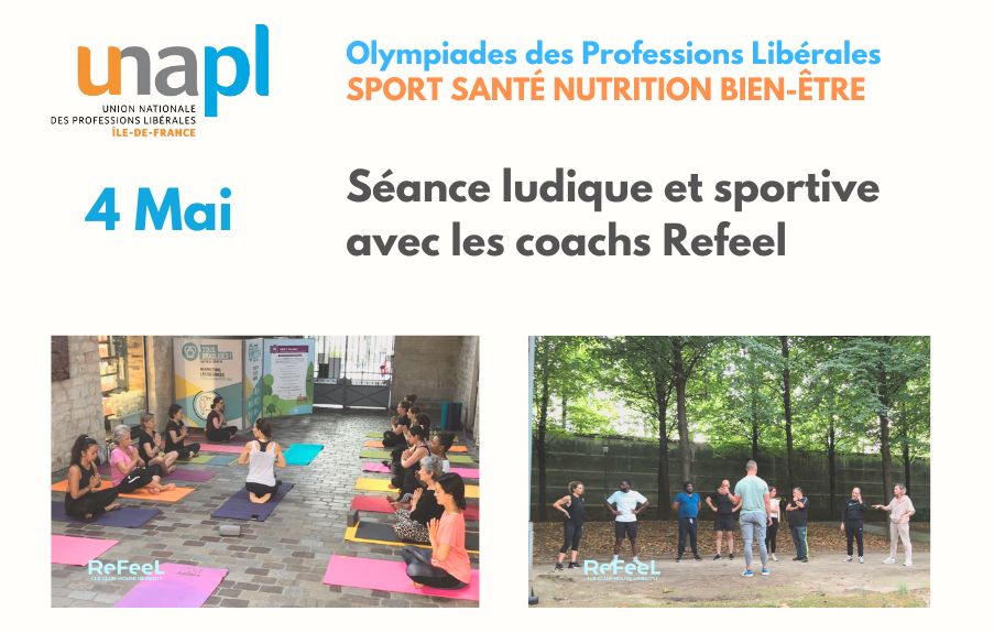 Les Olympiades des Métiers Libéraux - Séance Yoga ou Running avec Refeel - 04/05/2024
