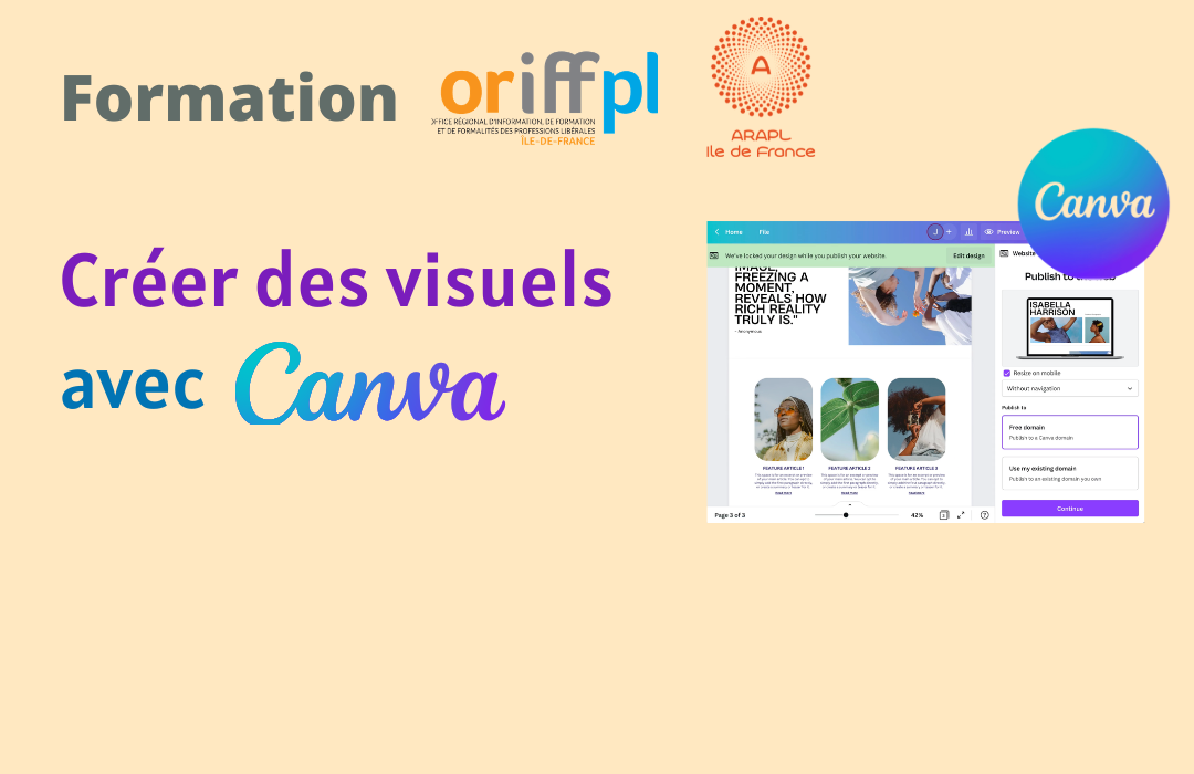 Créer des visuels avec Canva