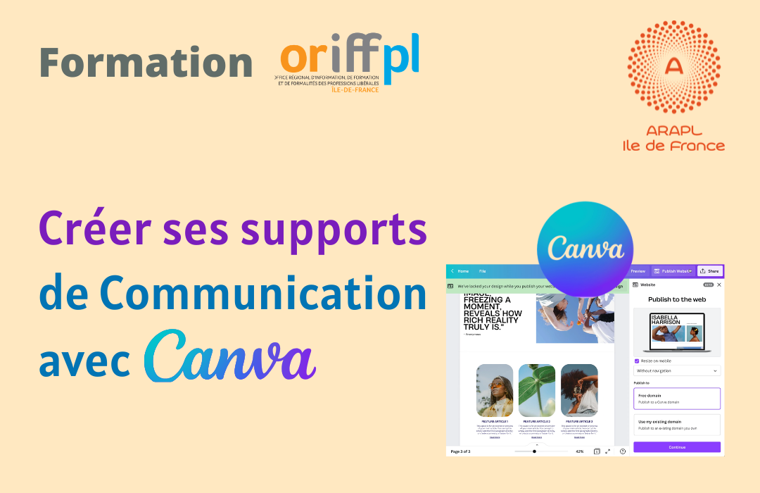 Créer des visuels avec Canva